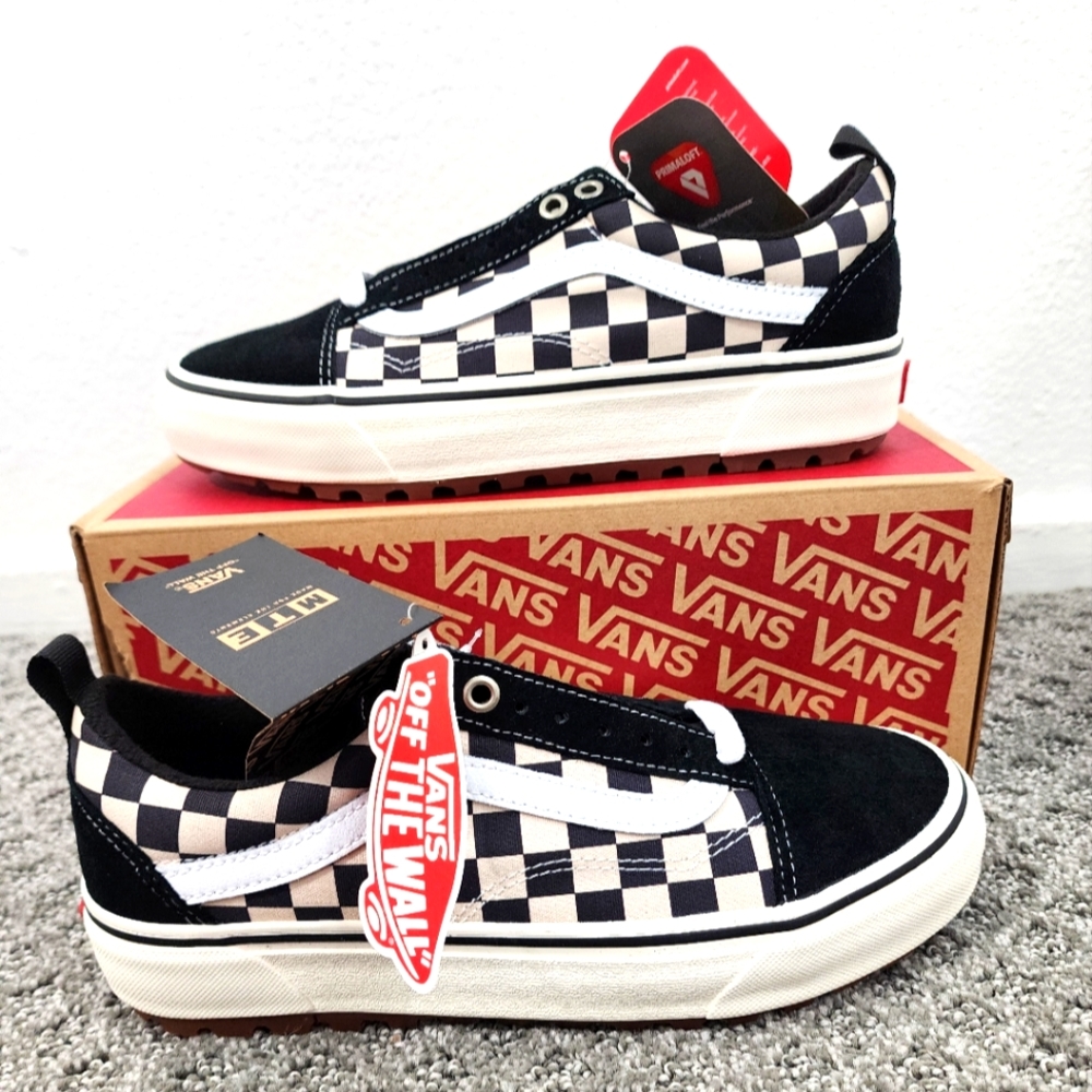Vans Suede Checkerboard Old Skool MTE-1 Skate Shoes Sneakers VN0A5I12A04 M7.5 W9